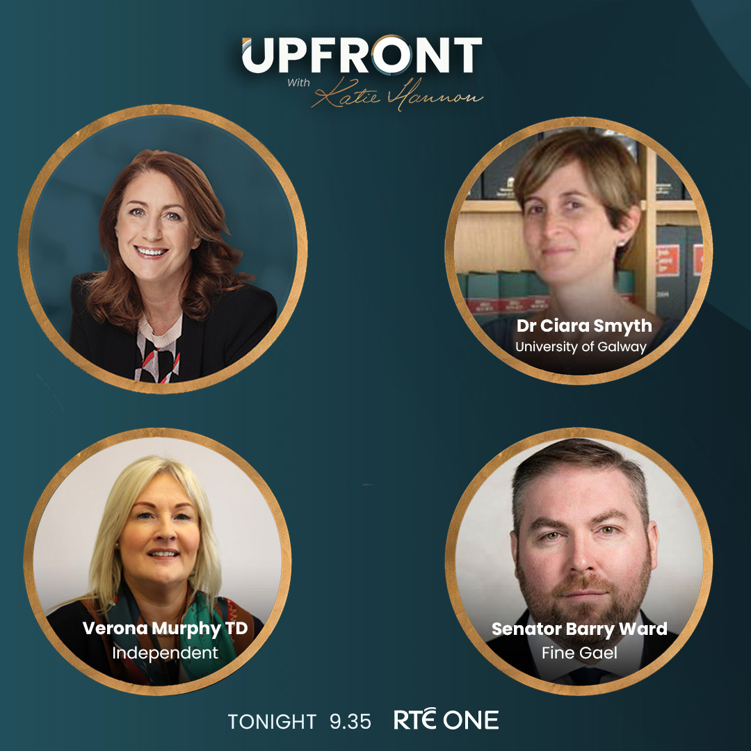 On #RTÉUpfront tonight (at the earlier time of 9.35pm): As tensions rise around housing refugees and asylum seekers @KatieGHannon is joined by Dr Ciara Smyth, @VeronaMurphyInd, @barrymward and our live studio audience. WhatsApp ➡️ /wa.me/353876771000 @rtenews | #RTÉUpfront