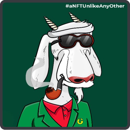 Kthumbs's tweet photo. @espalds @MaisonDeGOAT @peteoconnell Goatz do look good in Green.  #themasters https://t.co/vvAFrZdT1p