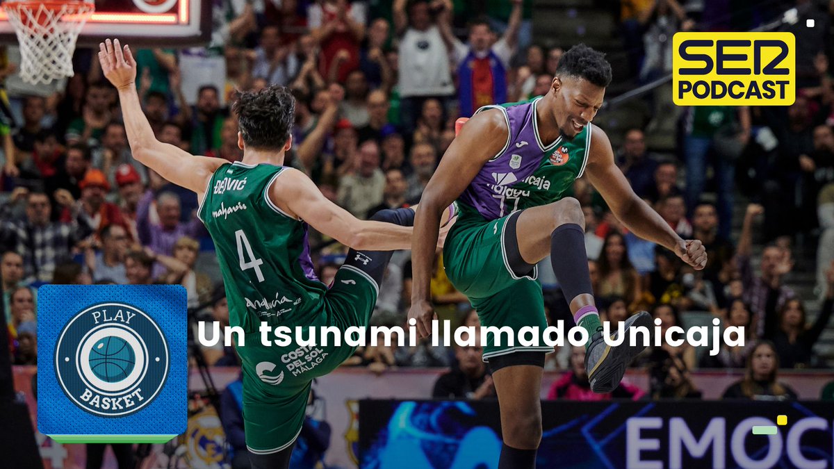 🏀 ¡@PlayBasketSER con @martacasas! 🎧🔂 15x25 → Un tsunami llamado Unicaja 🆚🇪🇺 @Maria_Araujo8 y @maitecazorla5 se juegan la Final Four de Euroliga 🙌 @unicajaCB es líder, el Barça se lleva el Clásico y @MarcGasol al cielo de Memphis 🟡 #SERPodcast 🔗 linktr.ee/PlayBasket