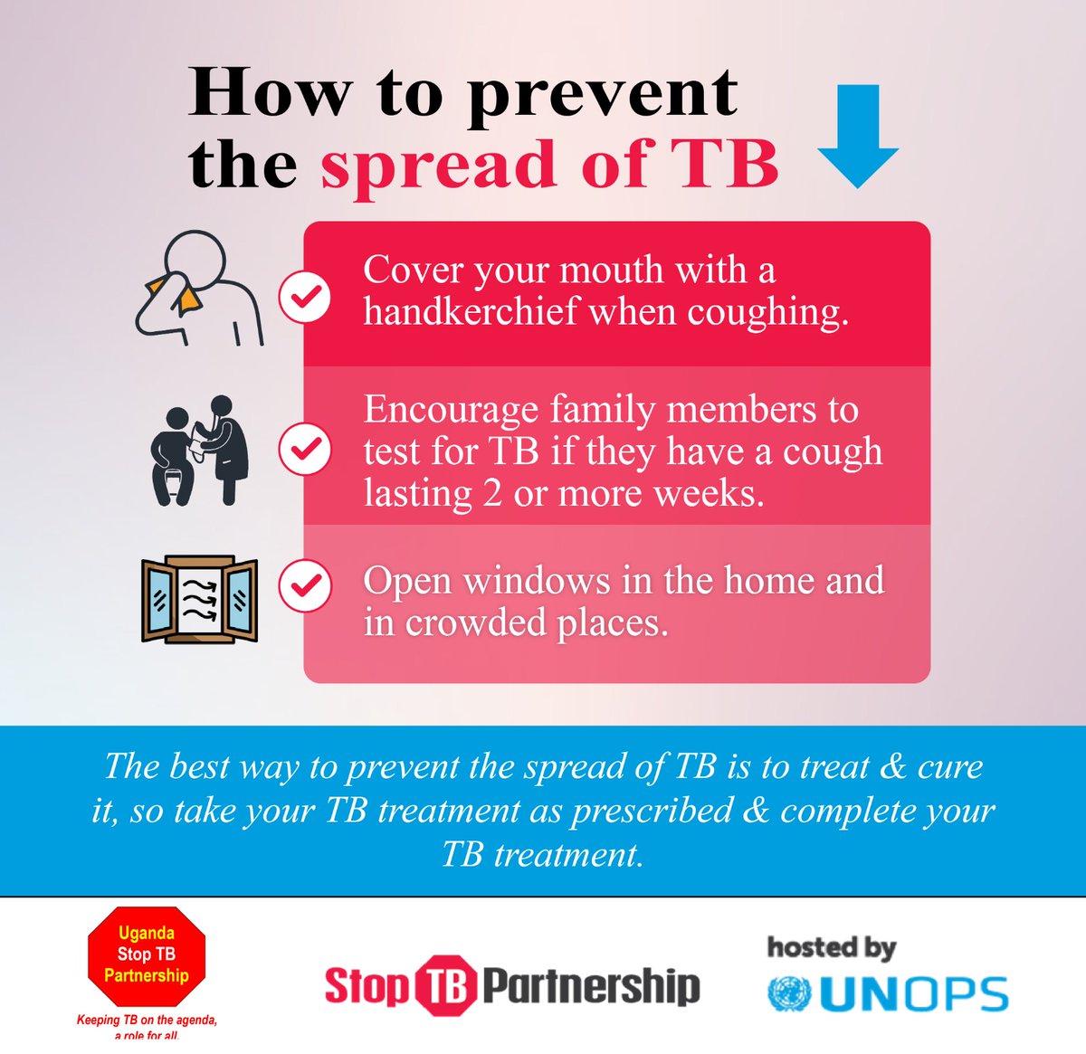 TB is still the leading killer disease but by taking treatment as recommended, we can achieve the 2030 target @StopTB @AgabaClintonDan @ahfugandacares @aronmwesigwa2 

#YeswecanEndTB