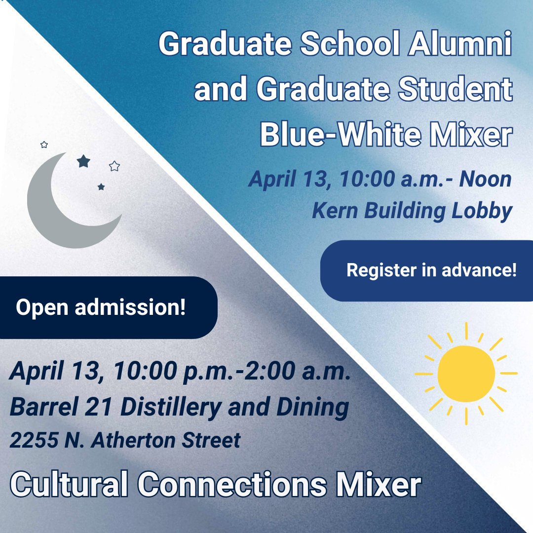 Join us for a full-filled Saturday! To register for the Blue-White Mixer, visit: pennstate.qualtrics.com/jfe/form/SV_8c…