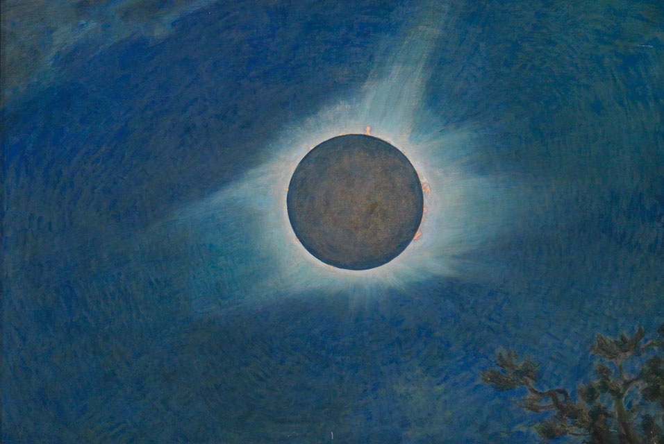 Howard Russell Butler, Solar Eclipse, 1925, Oil on canvas