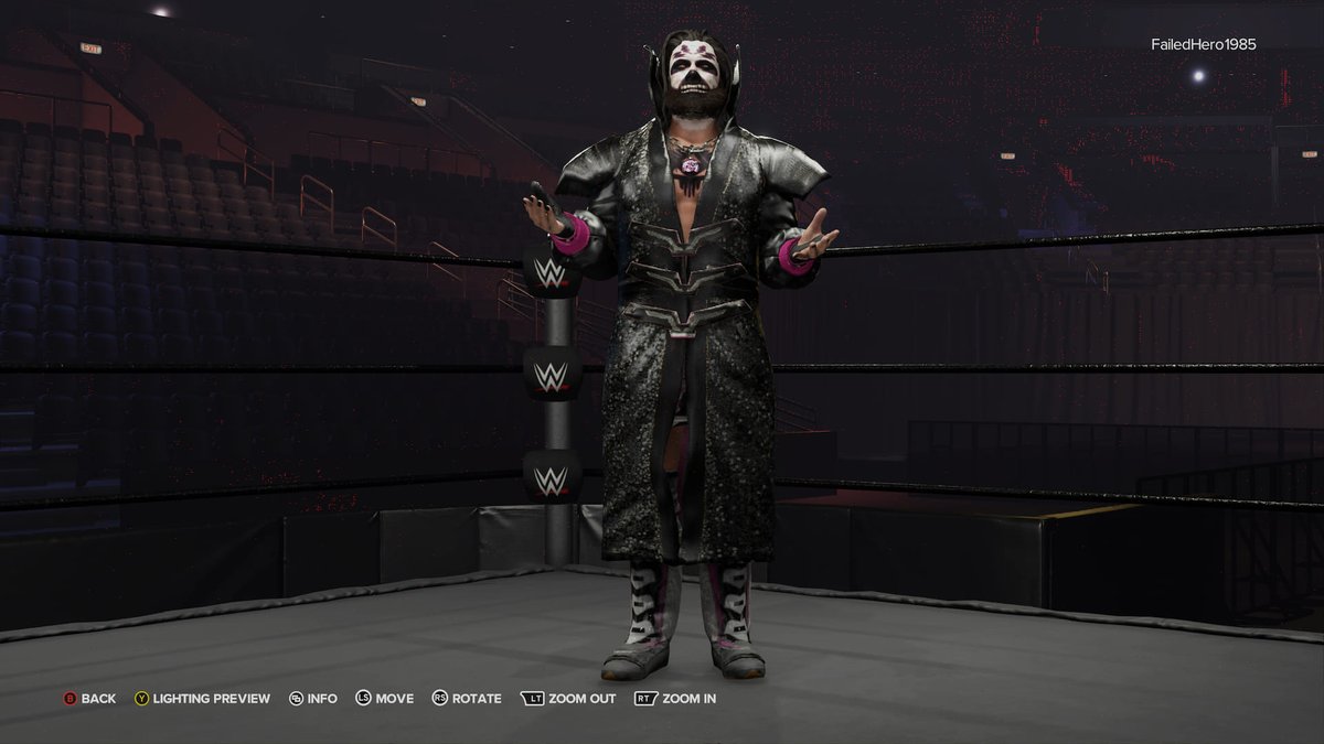 Thank you @WhatsTheStatus for the Three Hair Template. I created this look for Apollyonus this year. It is inspired from Rob Zombie's Hellbilly Deluxe Album Cover and Undertaker's Hair during his Ministry of Darkness days. It reallly adds to his Evangelist of Entropy look.