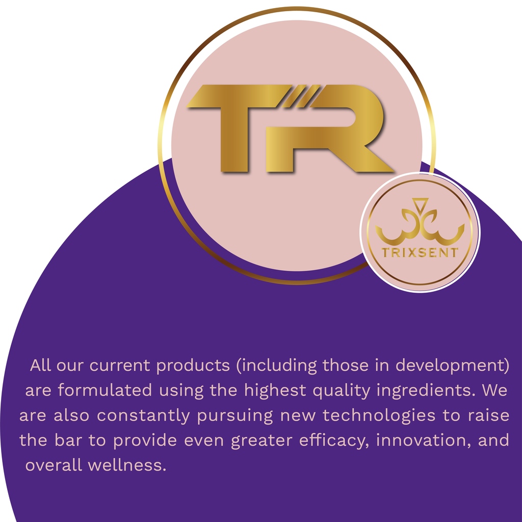Quality is our promise! Each TRIXSENT product is crafted with top-tier ingredients and technology to elevate your natural beauty and boost your confidence. 
Stay tuned for our upcoming collection, where we continue our commitment to excellence. #luxuryskincare #brandvalues