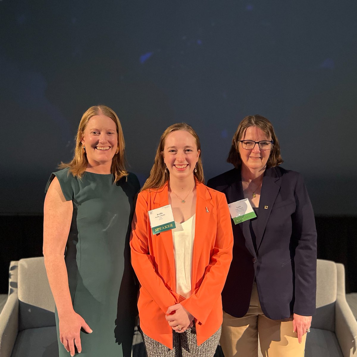 Congrats to Bush School's Keilly O'Reilly for presenting her space industry workforce research at the Texas Lyceum's PubCon at Space Center Houston! Read Keilly's work here: bit.ly/3TP1n5I! #BushSchool #TexasLyceum #SpaceCenterHouston