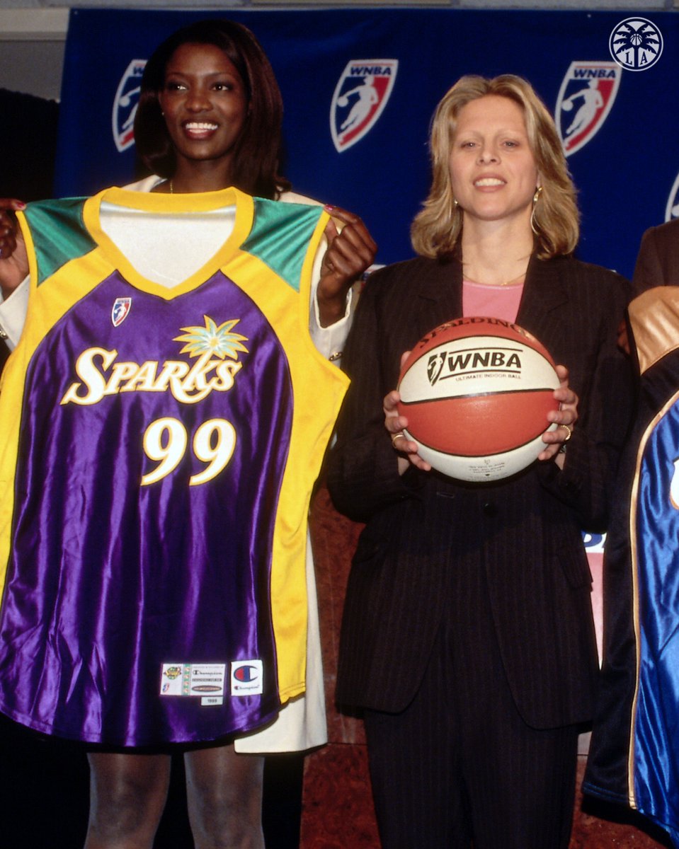 The last time the Sparks picked 4th overall in the @WNBA Draft was in 1999. The draft pick? @DelishaMJones. 💜💛