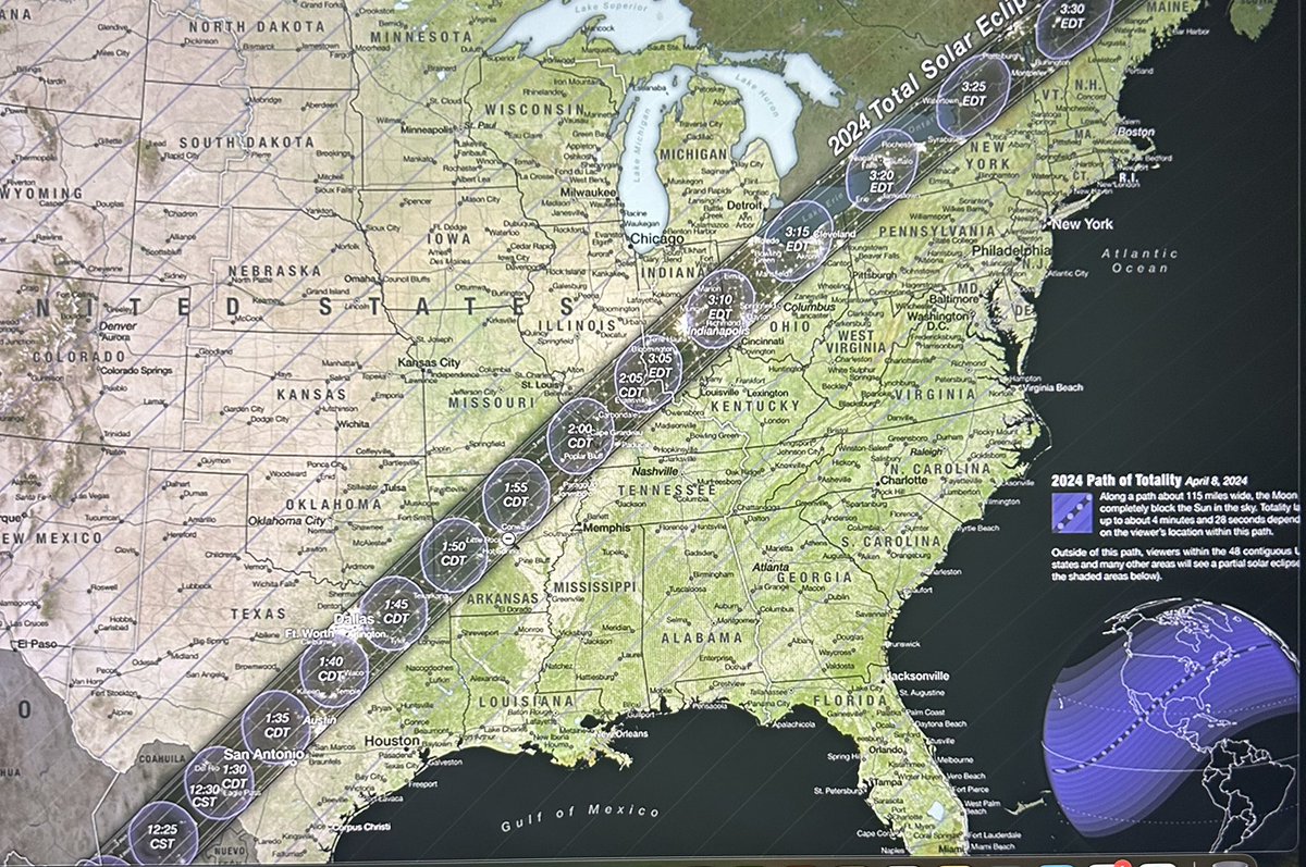 Whose #d3fb fields will the #Eclipse be seen from? #Eclipse2024