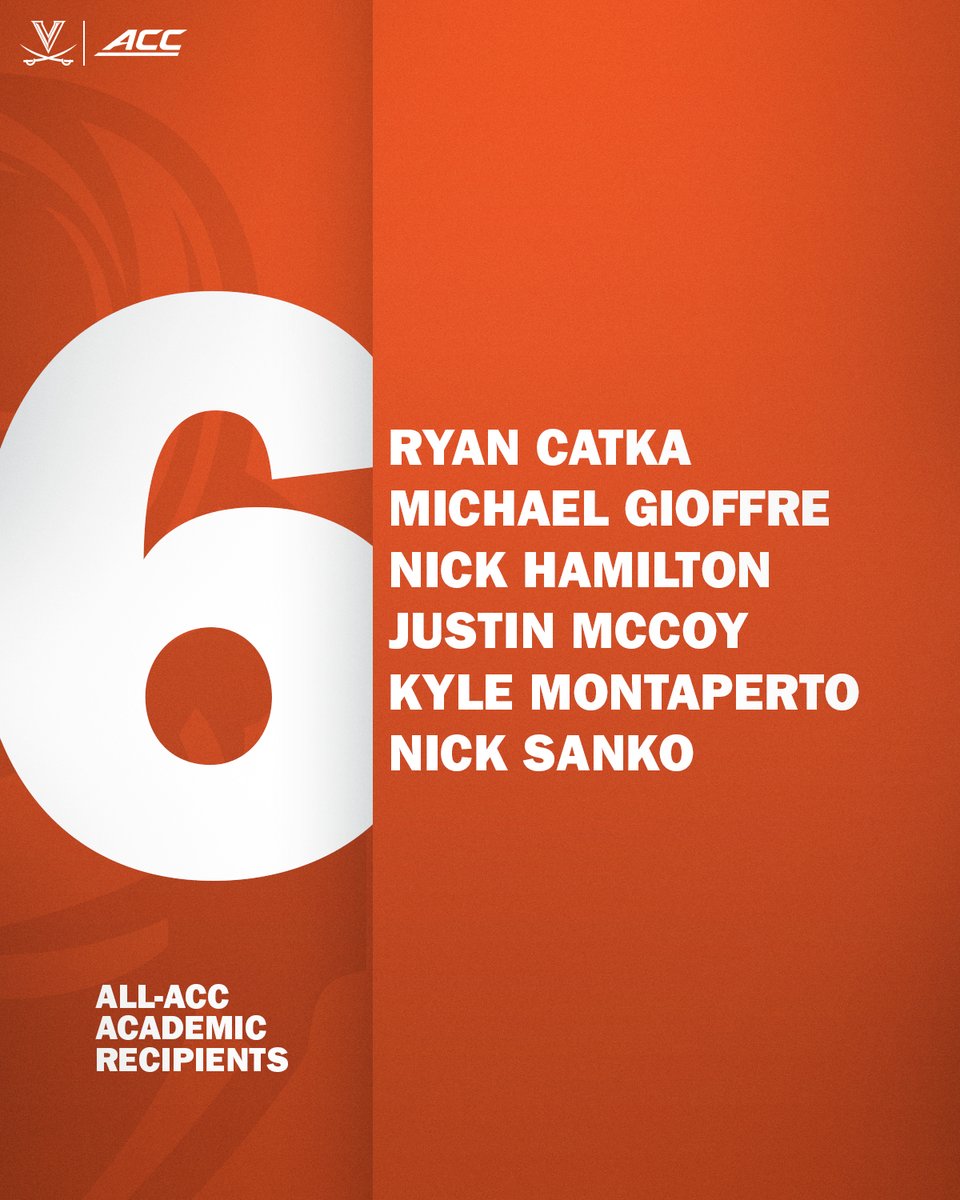 Congrats to our 6⃣ Hoos that were named to the All-ACC Wrestling Academic Team this season!

#GoHoos | #TheVirginiaWay