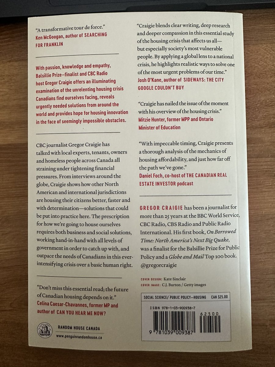 A cool moment for me: Seeing my quite on the back cover of “Our Crumbling Foundation” by @GregorCraigie See you on the 11th with @MitzieHunter