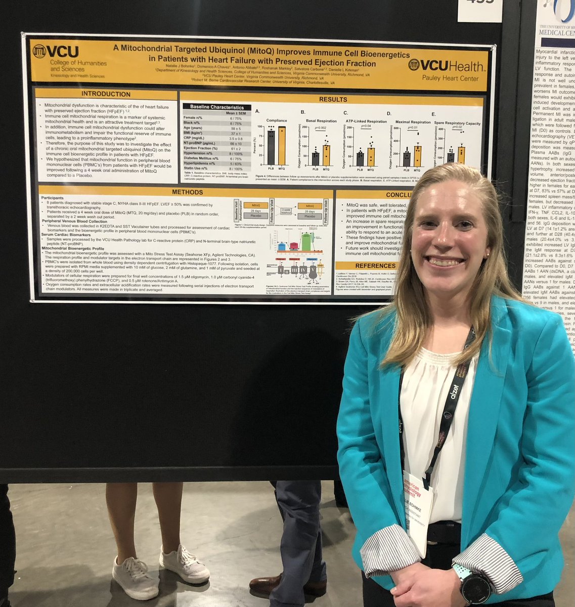 vcukhs's tweet image. Congratulations to the KHS students who presented at the @APSPhysiology conference in Long Beach over the weekend. A representation of some great work and mentorship being done in the labs! #APS2024 @VCUCHS @VCUresearch