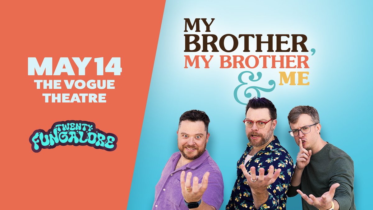 Brothers, authors, and podcasters The McElroys are bringing their Twenty Fungalore Tour to Vancouver this spring! Tickets on sale this Friday at 10AM PST! 🎟: bit.ly/3POrNmY