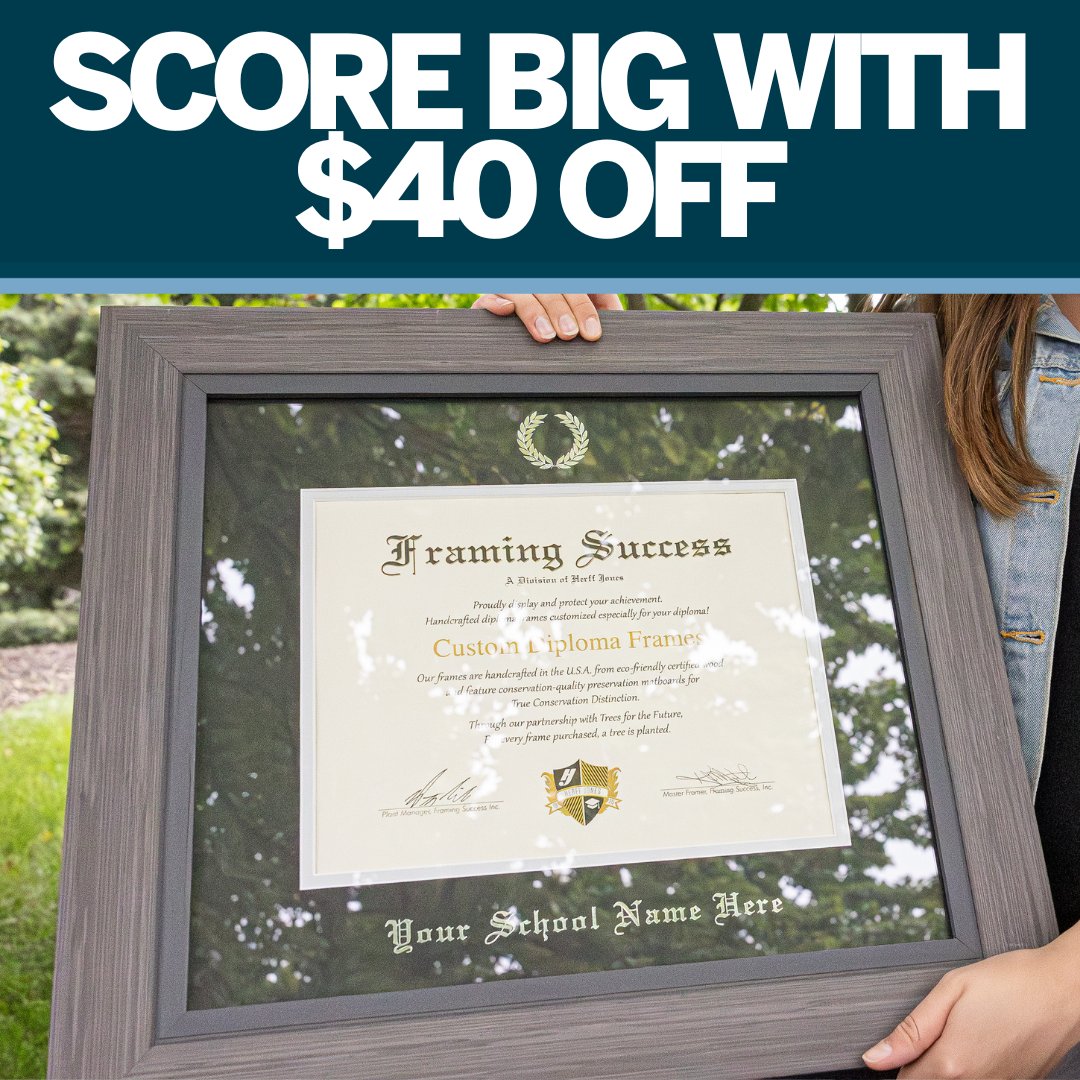 LAST DAY!🚨 Our frames madness deal ends tonight. Score big with $𝟒𝟎 𝐎𝐅𝐅 by using code 𝐌𝐀𝐃𝐒𝐂.🏀 herff.ly/MADSC
-
*Offer ends 4/8 at 11:59 p.m. 
#collegegrad #2024grad #graduationszn #classof2024 #gradszn diploma frames #diplomaframes march