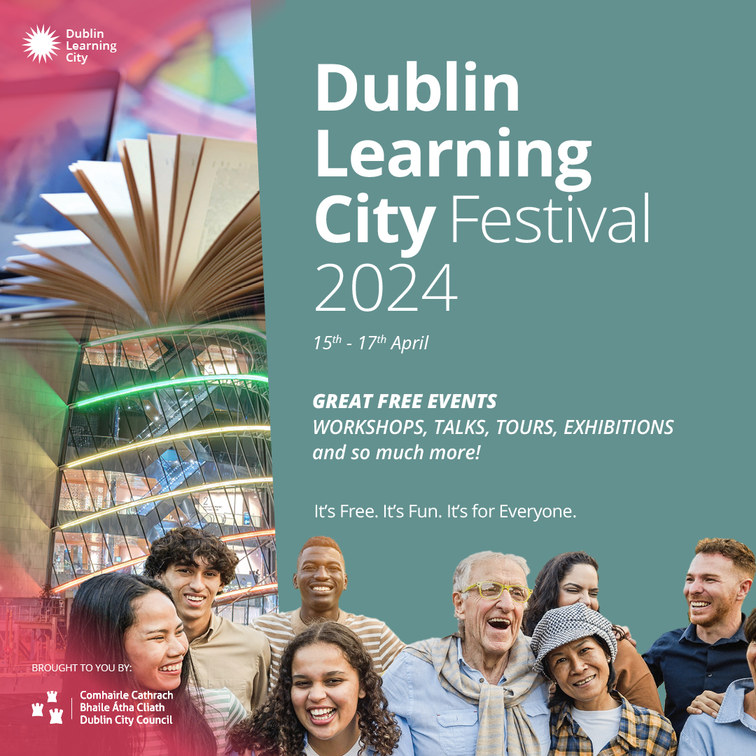 Just one week to Dublin Learning City Festival 2024!

What events are you looking forward to the most? 

Check out what's happening here: dublinlearningcity.ie/festival/whats…

#DLCFestival2024