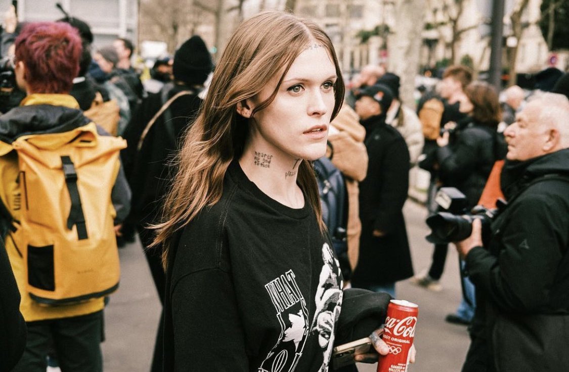 new/old photo of hayden from paris fashion week! (via @/jeanbaptiste_soulliat on IG)