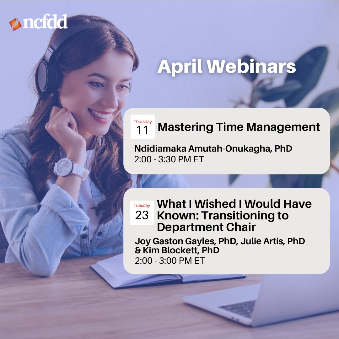 Hello April! As we find ourselves wrapping up the term, we hope you're maintaining your momentum. Check out these upcoming events designed to guide your success. You can register for these events and more at: bit.ly/49oBAaQ