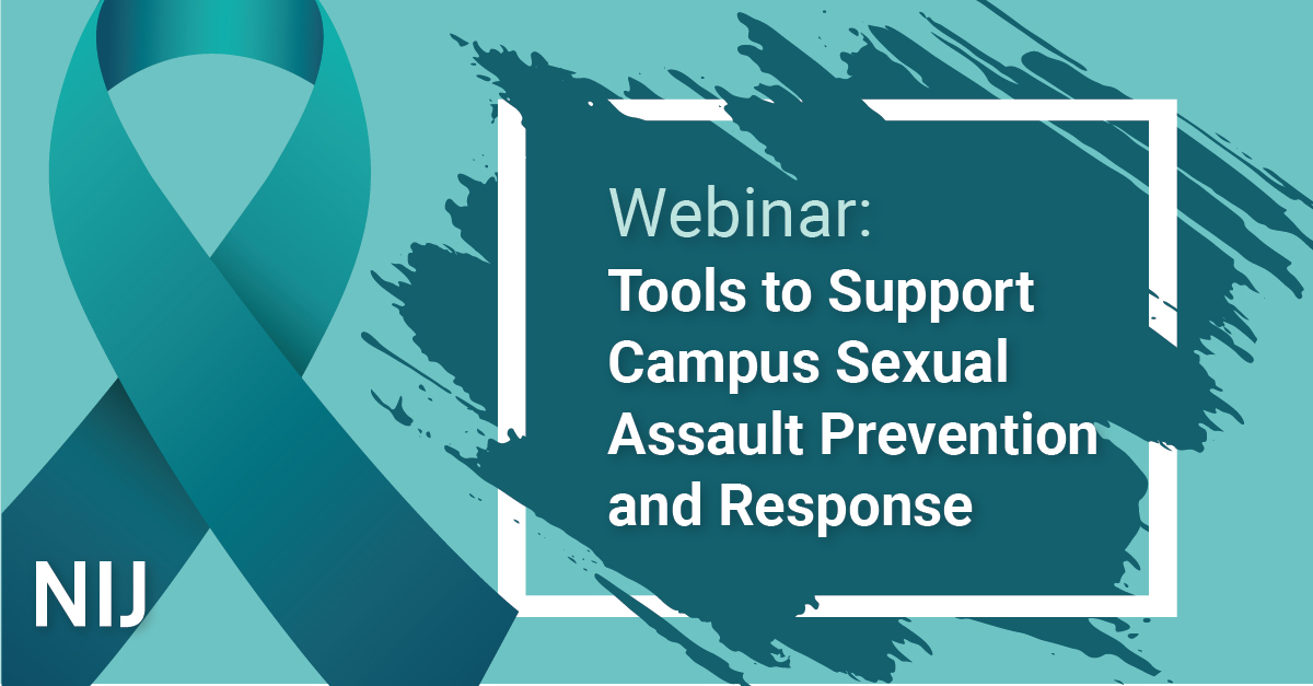 Sexual violence is a significant criminal justice problem with long-term effects on survivors. Join us for a webinar on 4/15 to learn about promising tools to help college campus staff strengthen efforts to prevent and respond to #SexualAssault: nij.ojp.gov/events/tools-s… #SAAM2024