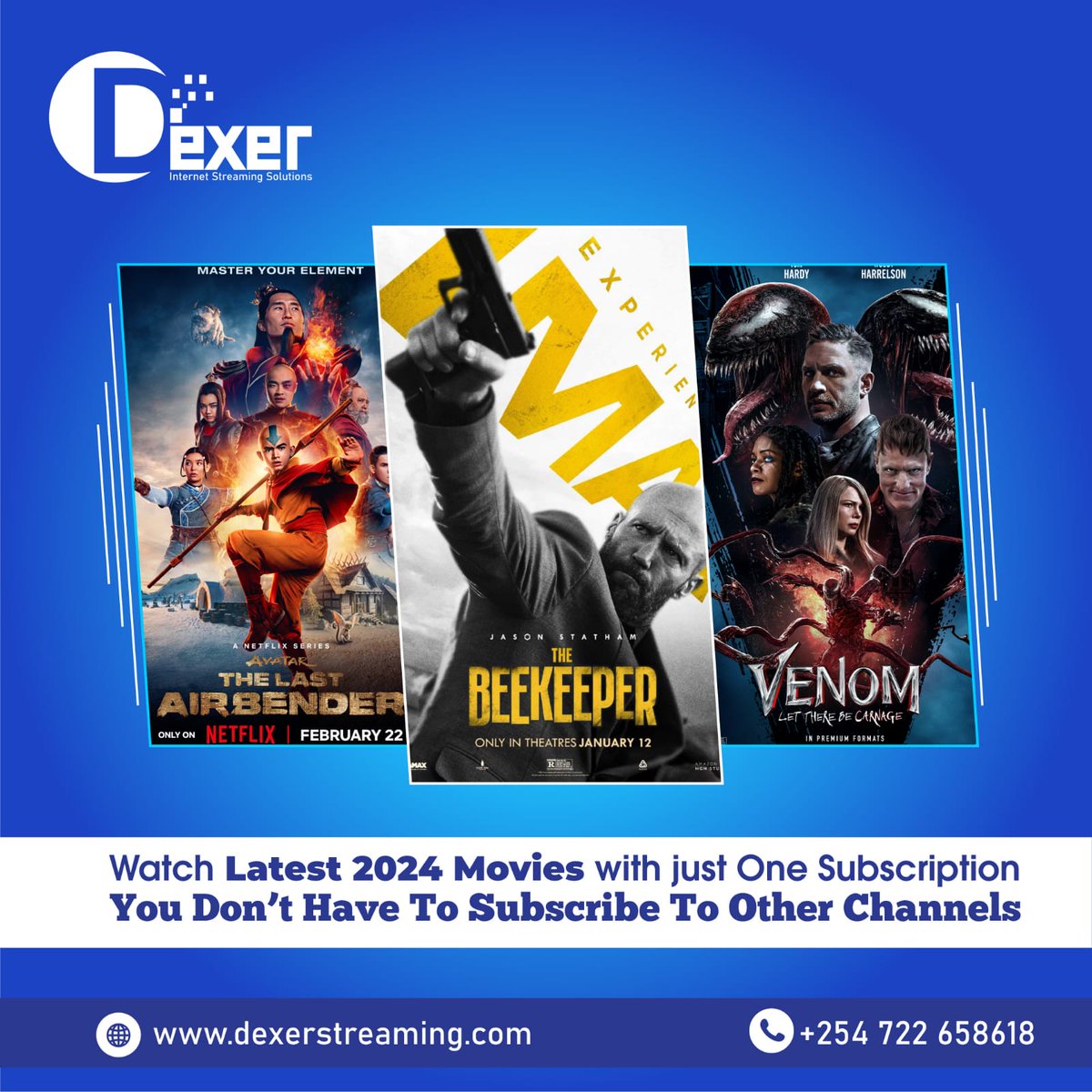 dexersolutions's tweet image. Enjoy latest 2024 movies with just one subscription

✅Free Trial 
✅Android/PC/SmartTv
✅16,500+ TV Channels
✅80,000+ Movies &amp;amp; series

Contact us: 
🔗wa.me/+254722658618

Snitch #DoctorsStrike #Ramadan Mobius Shs 45 DJ Joe Mfalme