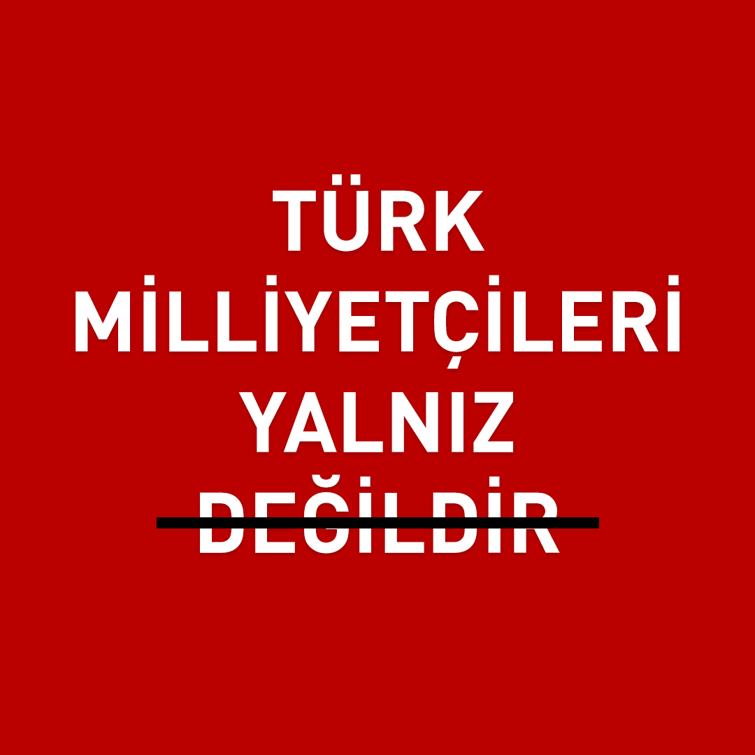 Türk milliyetçileri buz gibi yalnız arkadaşlar. alabildiğince tek başımızayız. bugün yanınızda sandıklarınız bile bizim sizin ne yaşadığınızı umursamıyor, önemsemiyor. geçtiğimiz 6 ay bize bunu çok iyi öğretti. 

Kabullenin. bizi bizden başka düşünen yok. olabildiğince yalnızız.