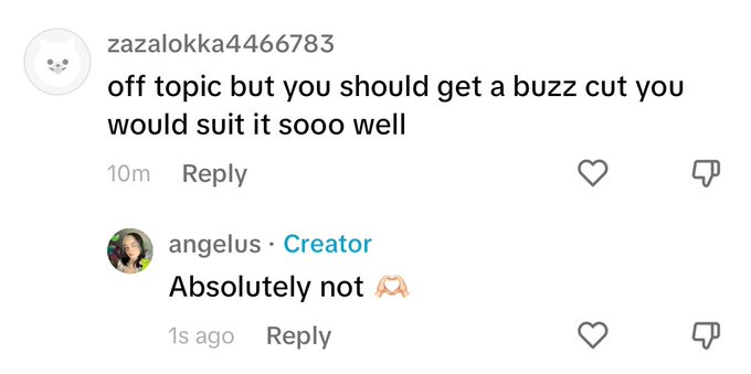 Convinced that anyone who suggests I get a buzz cut is secretly plotting on my downfall https://t.co
