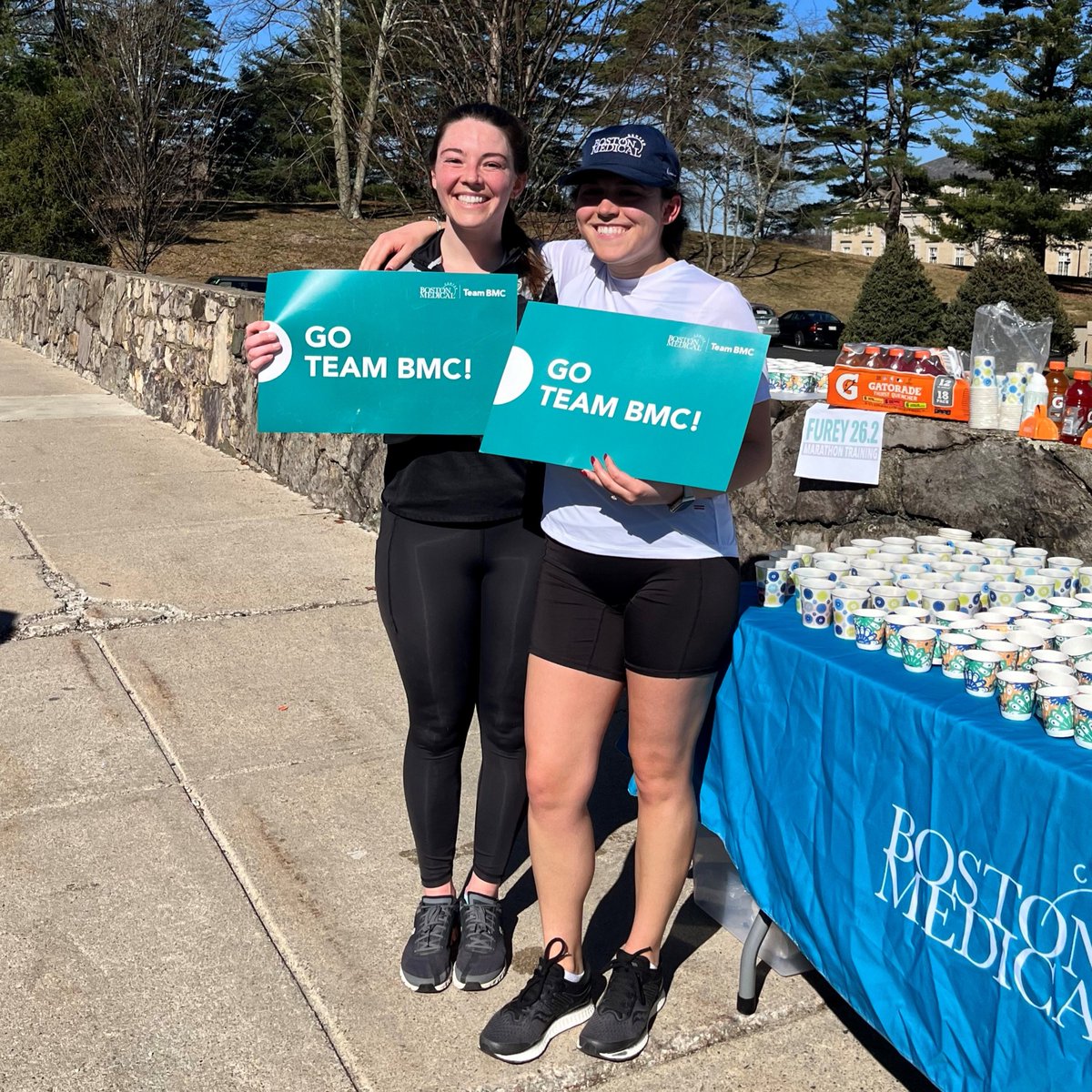 #TeamBMC will take on the 128th @bostonmarathon on Monday, April 15—one week from today! Help inspire our 82 athletes to the finish line. Sign a poster online by Wednesday, April 10 to be displayed at our mile 17 #BMC cheering section on race day: bit.ly/3xoOAPQ