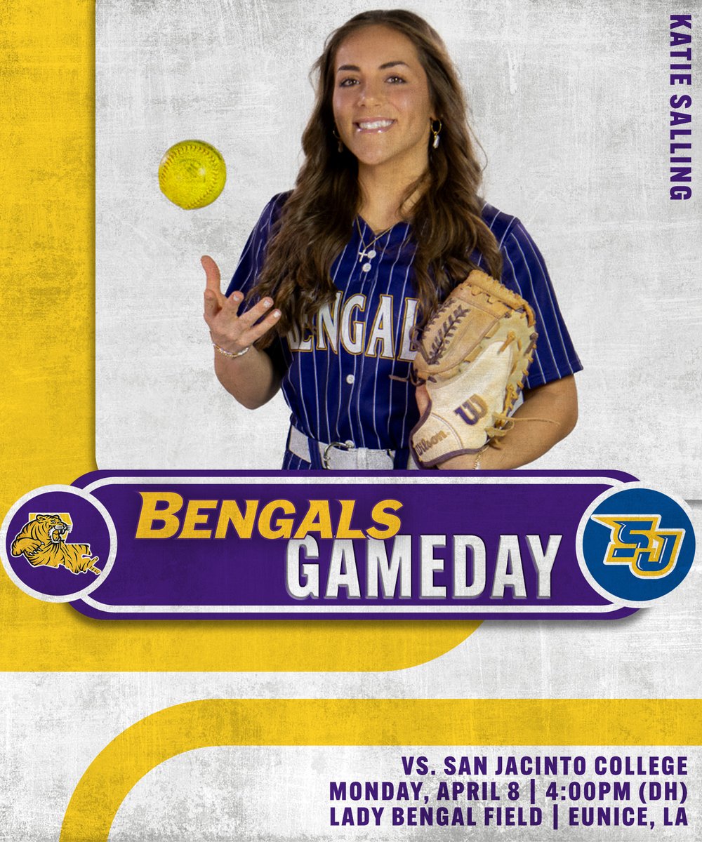 It's GEAUX Time! LSU Eunice closes out the home portion of the regular season today with a evening double dip against San Jacinto. Come join us one last time (for now) on the Cajun Prairie, starting at 4:00PM! #DSRO #GeauxBengals Watch Live at lsuebengals.net/DigitalNetwork