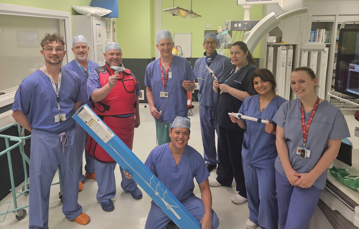 Well done to the @LabsLtht team and @drandyhogarth & Dr Pepper on implanting our first 3 #Aveir VR implants. Thanks to @AbbottCardio & for their support.

#leadlesspacing @cardiorespLTHT