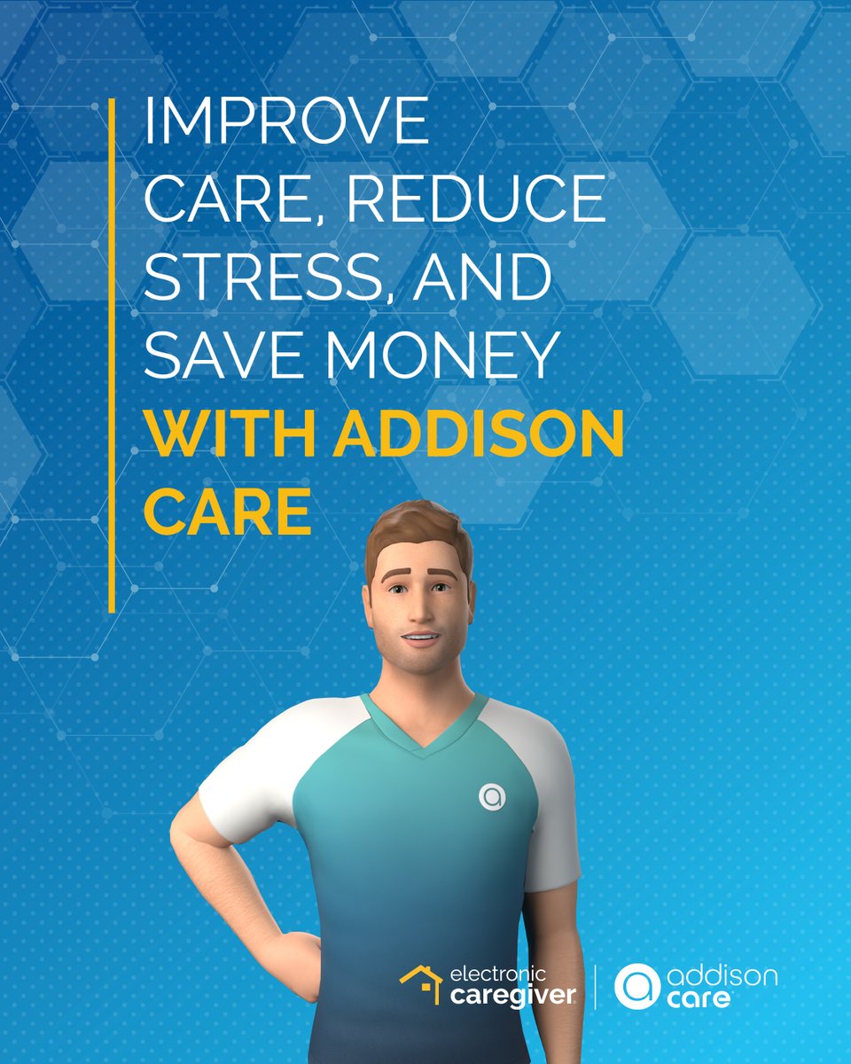 The solution for an aging population and a declining number of caregivers. 👉See how we're making a difference: electroniccaregiver.com/addison-care/ #ItsAllAboutCare #FutureOfCaregiving