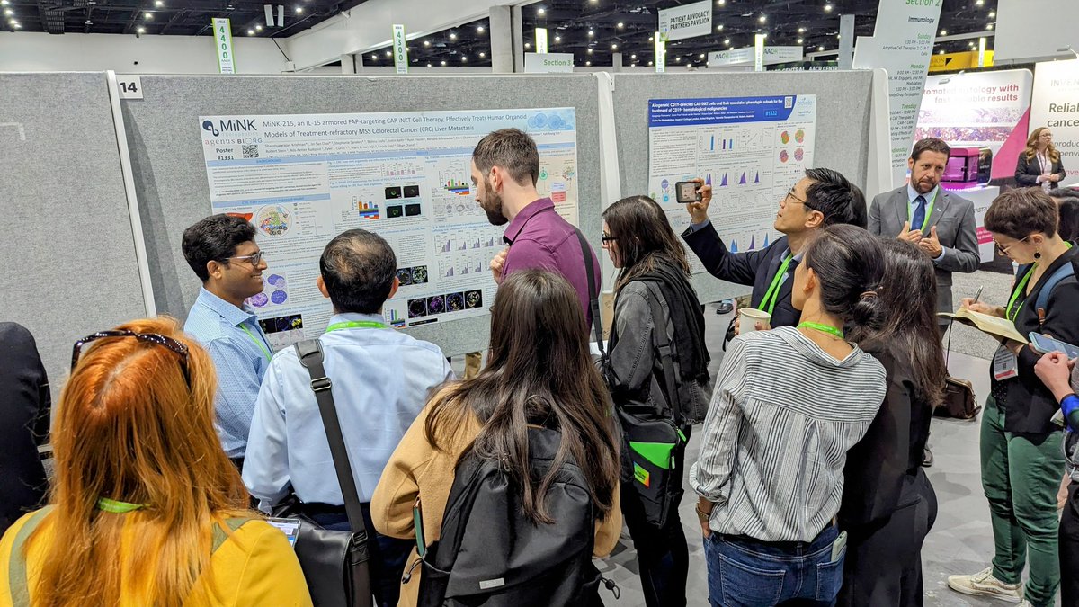 Today at <a href="/AACR/">AACR</a> we demonstrated the power of MiNK's iNKTs to overcome the limitations of immune checkpoint blockade therapy to eliminate MSS colorectal liver metastases. Potential to be a powerful combination partner with Bot/BAL.  #AACR24, #Immunotherapy. <a href="/MiNK_iNKT/">MiNK Therapeutics</a> <a href="/Agenus_Bio/">Agenus</a>.