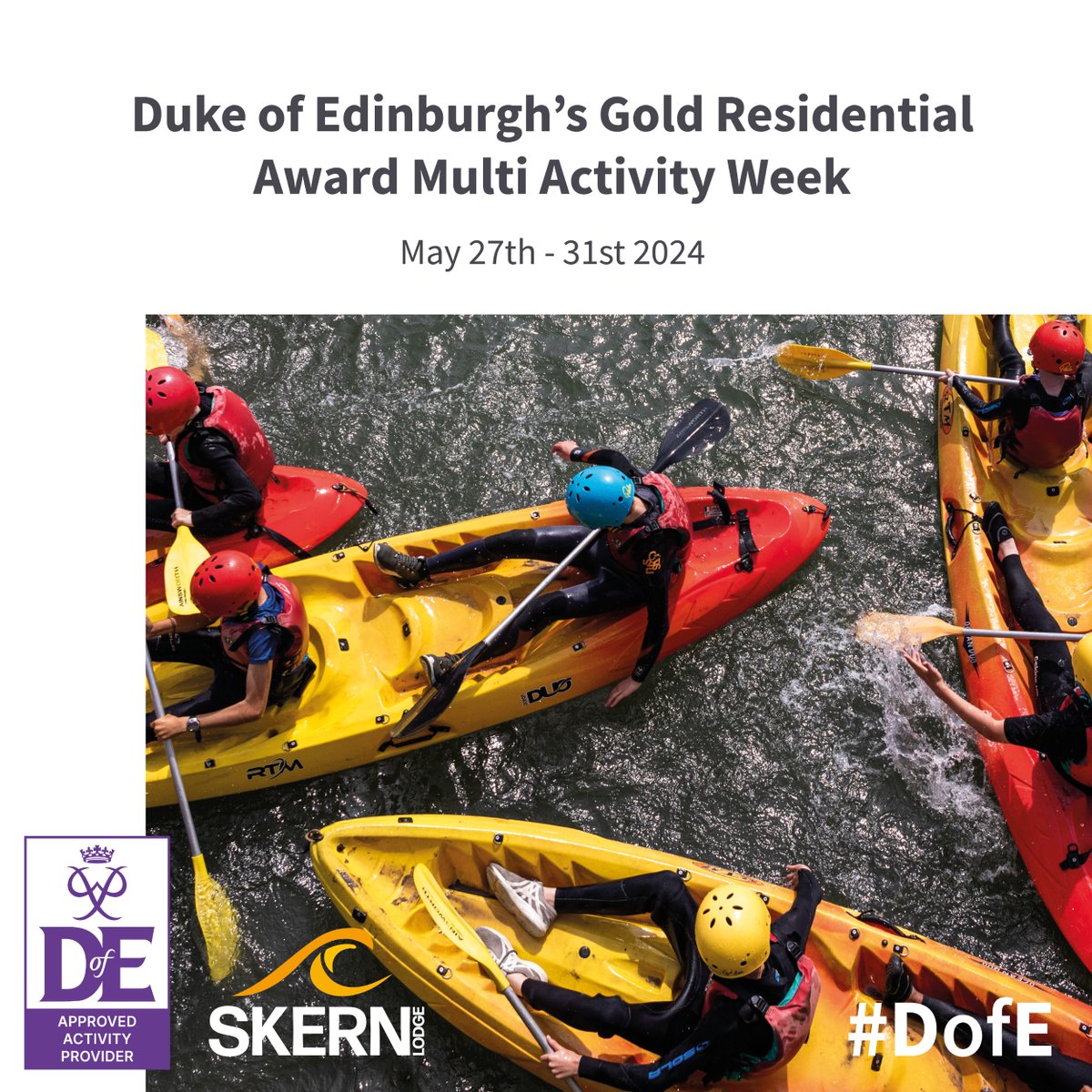 skernadventure's tweet photo. Our #DofE Gold Residential returns May 27th - 31st!

As an official AAP centre, our #DofE Residential is designed to develop your skills and confidence whilst having a great time in the outdoors with fellow likeminded adventurers.

Book here 👉  https://t.co/HUNQb4ZdkY https://t.co/XYcK4J9zAb