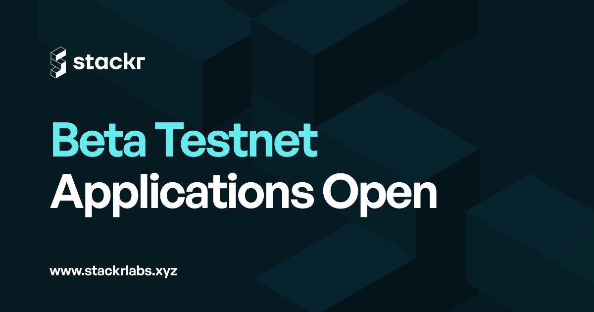 Announcing the launch of Stackr's Private Beta 🌟 Marking a pivotal phase in advancing decentralized applications, this program is aimed towards battle testing our micro-rollup SDK. Build apps on top of Ethereum & leverage @AvailProject, @CelestiaOrg, and @eigen_da for data…