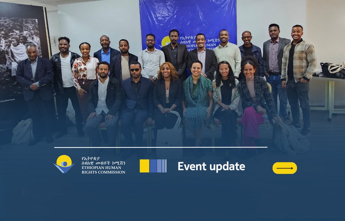 Roundtable Discussion: Universal Periodic Review (UPR) to Promote the Rights of People on the Move in #Ethiopia🇪🇹

🔗ehrc.org/?p=27523

#HumanRightsForAll #NHRIs #IDPs @ilo @EHoALabourMig @UNmigration @IOMEthiopia @Refugees @UNHCREthiopia