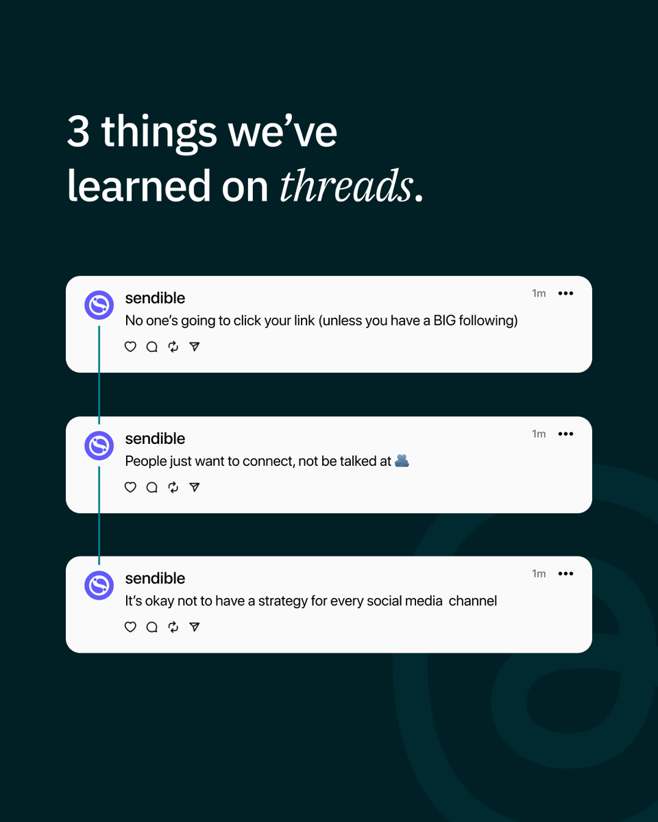 Threads has been THE place to be as a brand account and we've learnt some things along the way...💫 What have you learnt? 💬