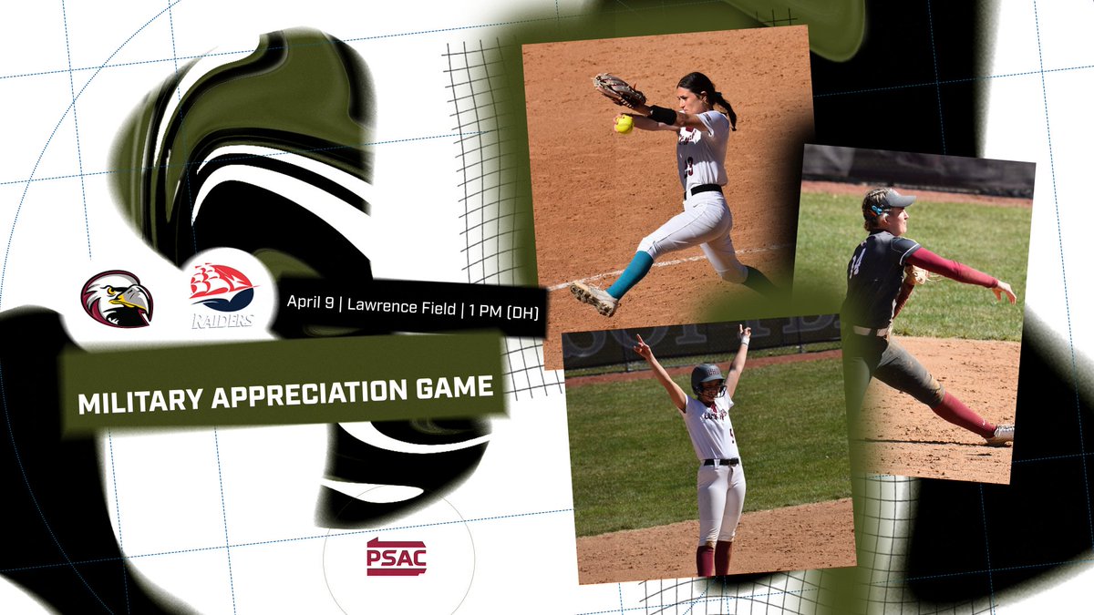 SB: Riding a two-game win streak at home, @LHUSoftball returns to Lawrence Field this afternoon on Military Appreciation Day to host Shippensburg in a PSAC East showdown‼️🇺🇸🥎 📺📊 GoLHU.com/coverage
