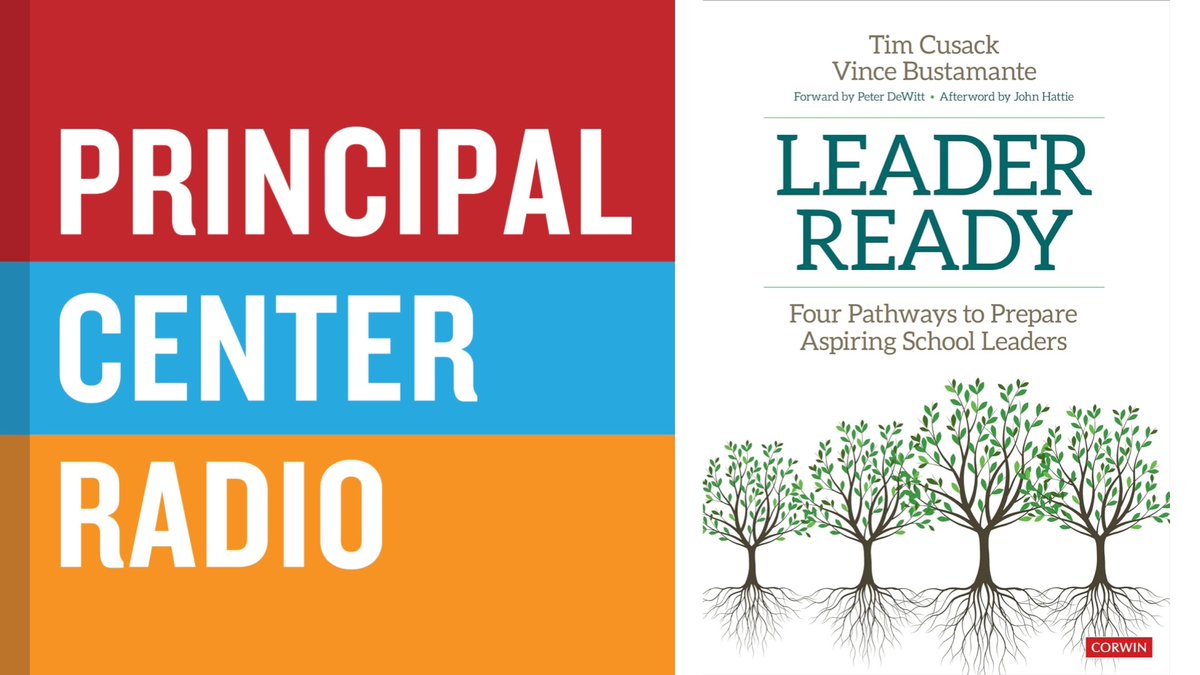 Honored to have @CusackTim and @VinceBusta join me on @PrincipalCenter Radio to discuss their new book Leader Ready: Four Pathways to Prepare Aspiring School Leaders principalcenter.com/tim-cusack-vin…