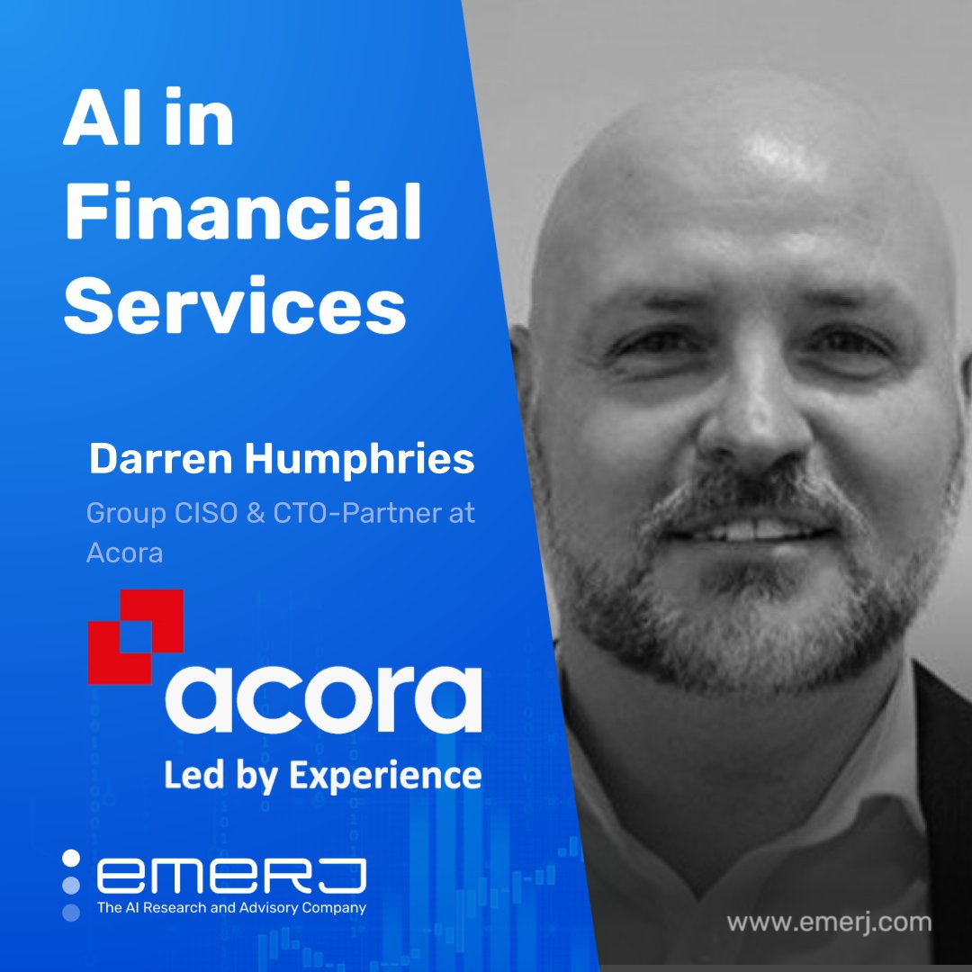 How #AI is reshaping #IT in #finserv with @Acora CISO &amp; CTO Partner Darren Humphries giving insights on #AML, #fraud, &amp; #cybersecurity on the latest '#AIinFinancialServices' podcast. 

emerj.com/ai-in-financia…

 #AI #Finance #TechInnovation