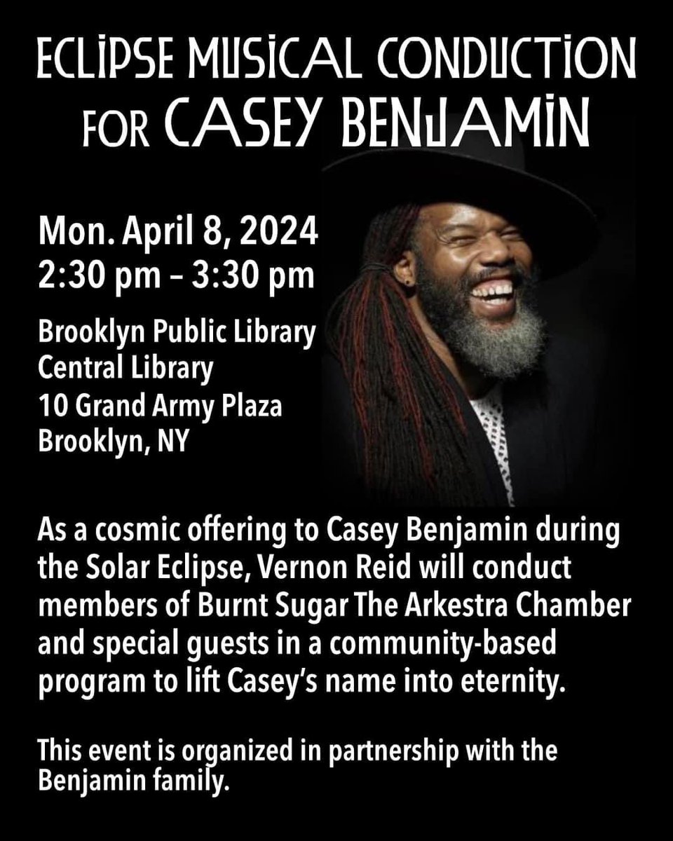 richsulliva's tweet image. Monday @vurnt22 conducting members of @BurntSugarBand in memory of #caseybenjamin