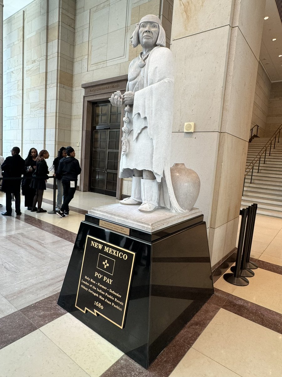 Holy Man. Farmer. Defender. ✊🏽 Po’ Pay (Ohkay Owingeh) at the US Capitol Building 🏛️