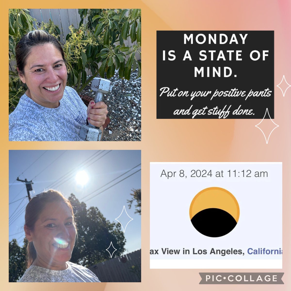 #MotivationMonday during Spring Break! 30/30 cardio & strength 💪🏼 Jealous of my friends & family in Texas & Mazatlan 😎🌒🌑🌘 ¡Vámonos! #SolarEclipse2024 #FitLeaders #BoycottAverage #LiveBetterLeadBetter @RyanBJackson1 @zjgalvan @GracianRefugio @PrincipalRoRod @DrRenaeBryant