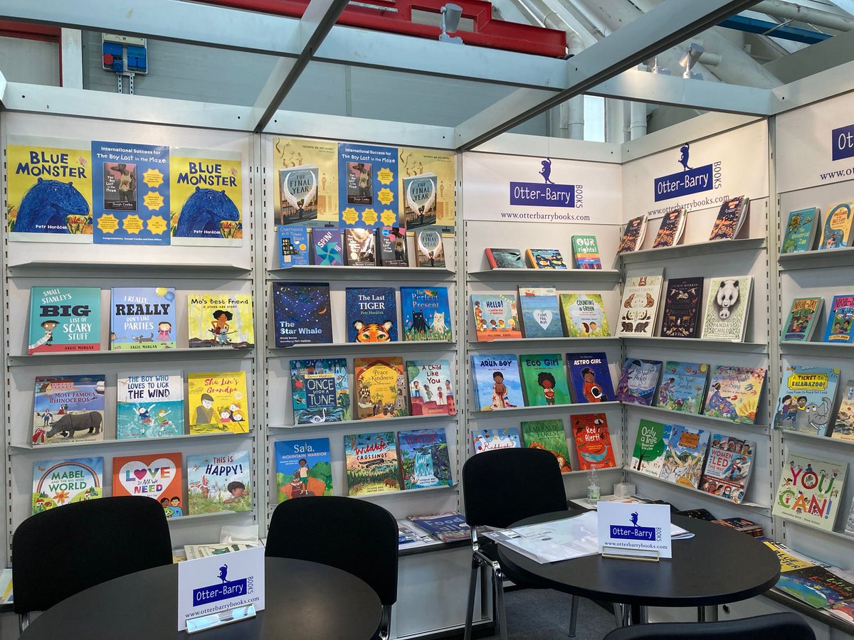 ⁦@OtterBarryBooks⁩ Day1 ready for action ⁦@BolognaBookFair 2024⁩. Thank you authors and illustrators for the great books and new presentations. ⁦Find us at B63 in Hall 25 selling world rights!