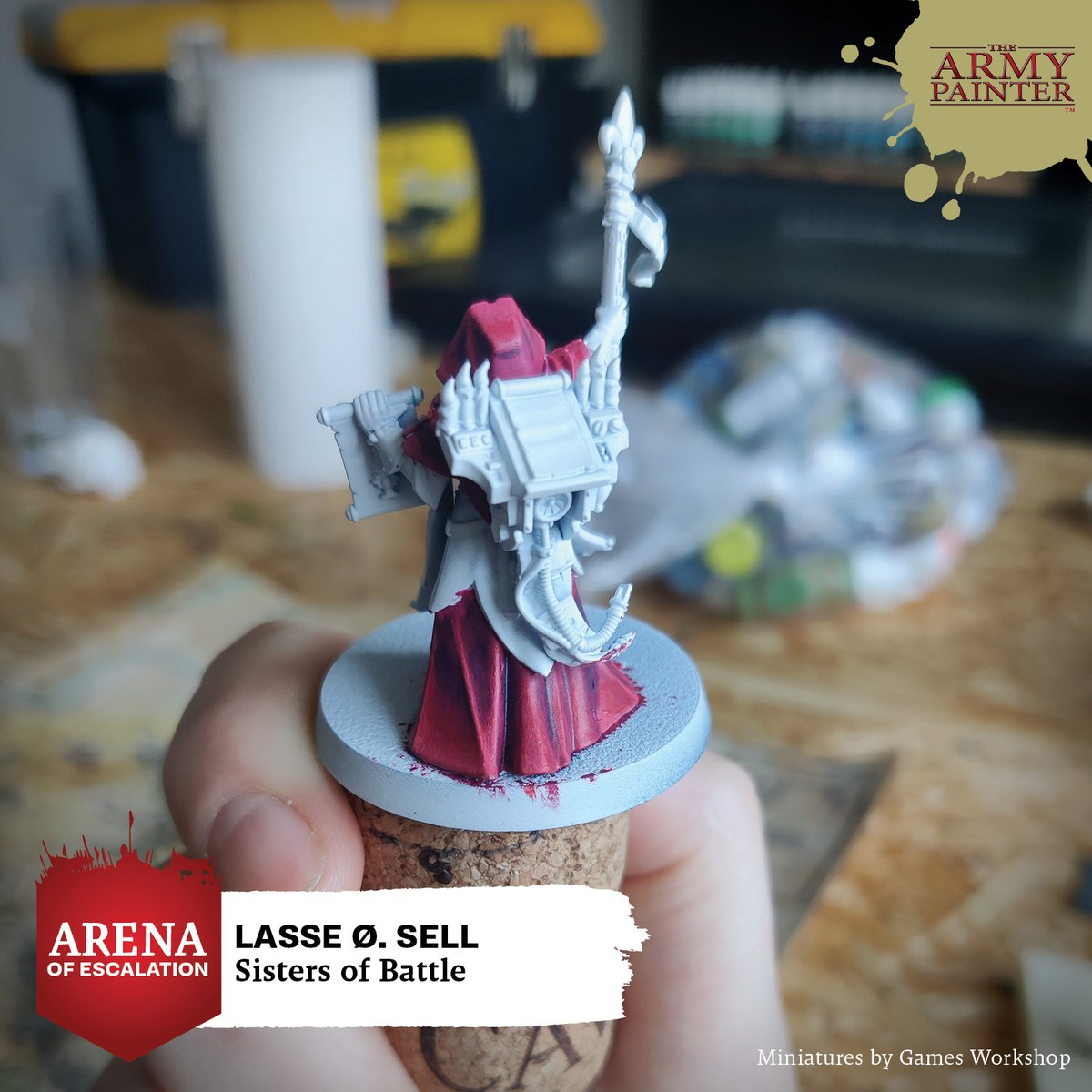 The Arena of Escalation continues with Lasse's Adepta Sororitas. Having heard the call of the two pronged approach of Speedpaint & Warpaints Fanatic, his Dialogus can't help but spread the good news! Be sure to check out our blog for future updates 👉 thearmypainter.pulse.ly/pvvxu4brmk