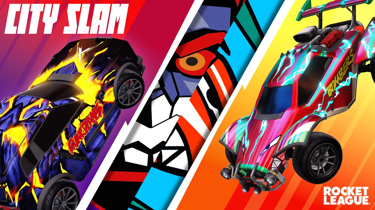 ⚠️CITY SLAM ENDS TOMORROW⚠️ Complete Challenges to unlock Decals based on your favorite Season Mode Teams! City Slam drives into the sunset on April 9 at 6 PM PT.