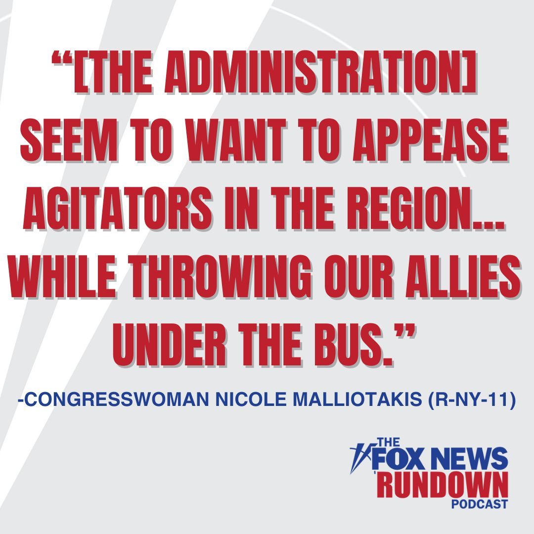 President Biden has drawn new criticism as he called for a cease-fire in Gaza. New York Congresswoman @NMalliotakis joins the #FOXNewsRundown to weigh in on the President's comments and actions in the region. 
buff.ly/3z40CwO