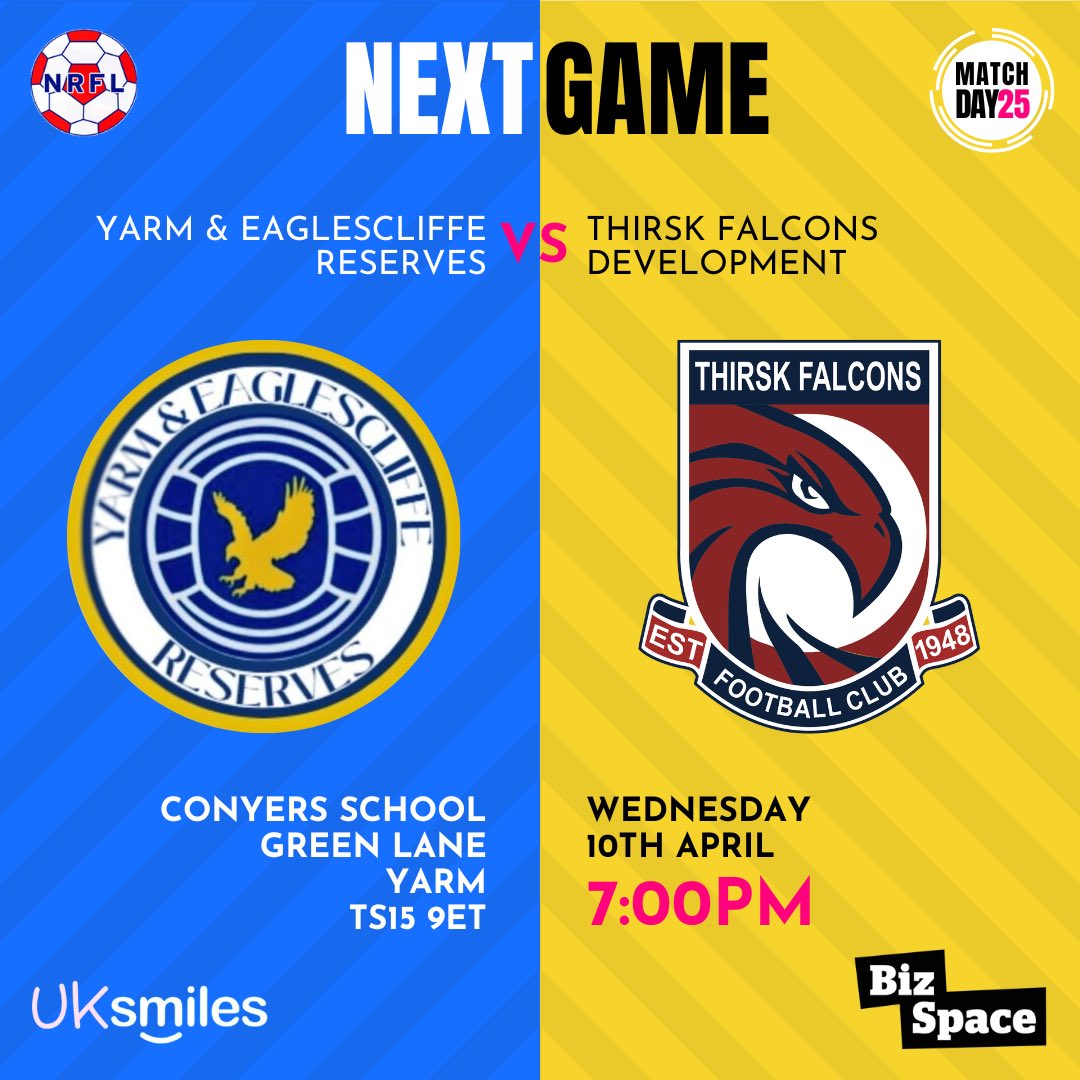 yandereserves's tweet image. No chance of a waterlogged pitch on Wednesday, as Thirsk visit us at Conyers for the third time this season. Just the 26 goals between us in the 3 previous meetings 🤯 more to come?

#UTYAE 🔵🦅⚪️