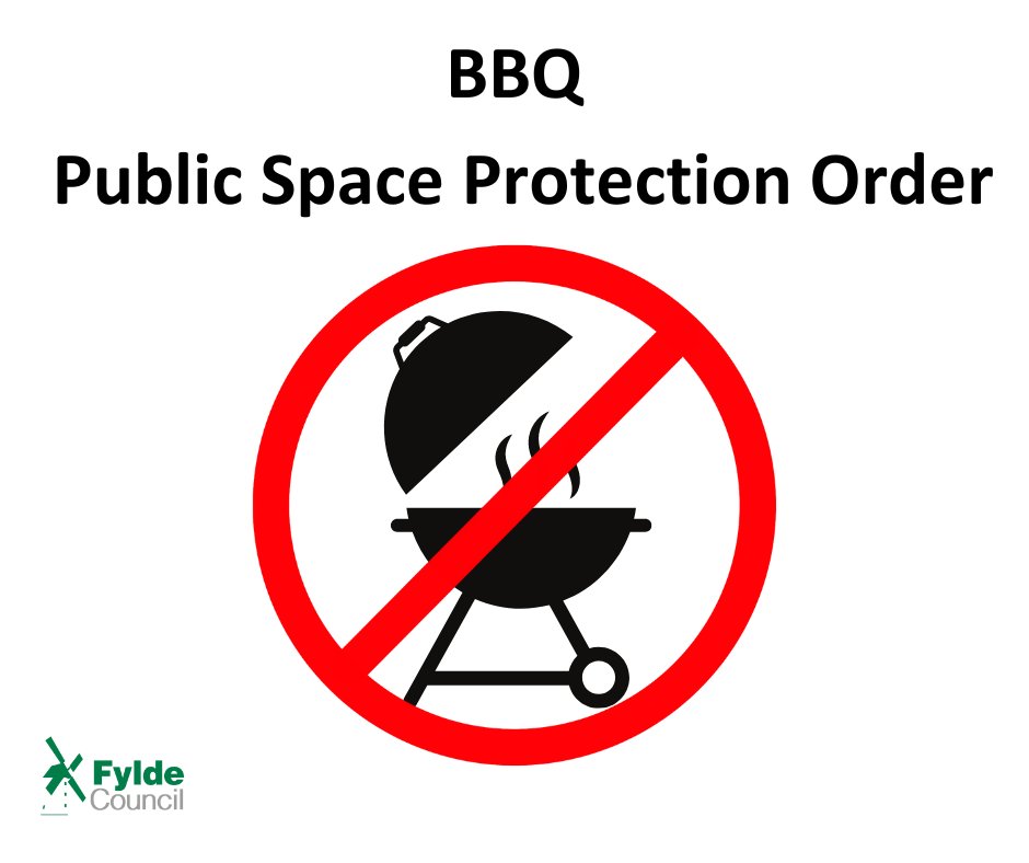 BBQs are strictly prohibited in public places in Fylde. In the past, there have been significant injuries due to improper use and disposal of single-use BBQs. Read More - new.fylde.gov.uk/bbqs/