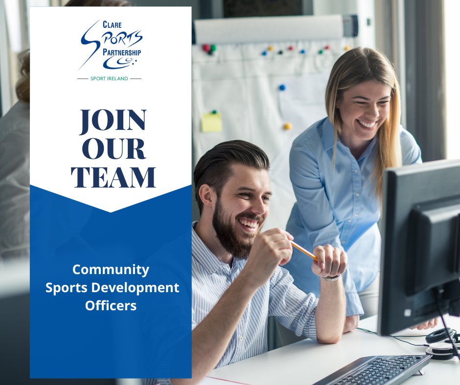 🔊 REMINDER - JOB OPPORTUNITY ‼ Wednesday is the final day to submit your application for our Community Sports Development Officer roles ✅ For full details click the link below👇 claresports.ie/sports-develop… #ActiveClare