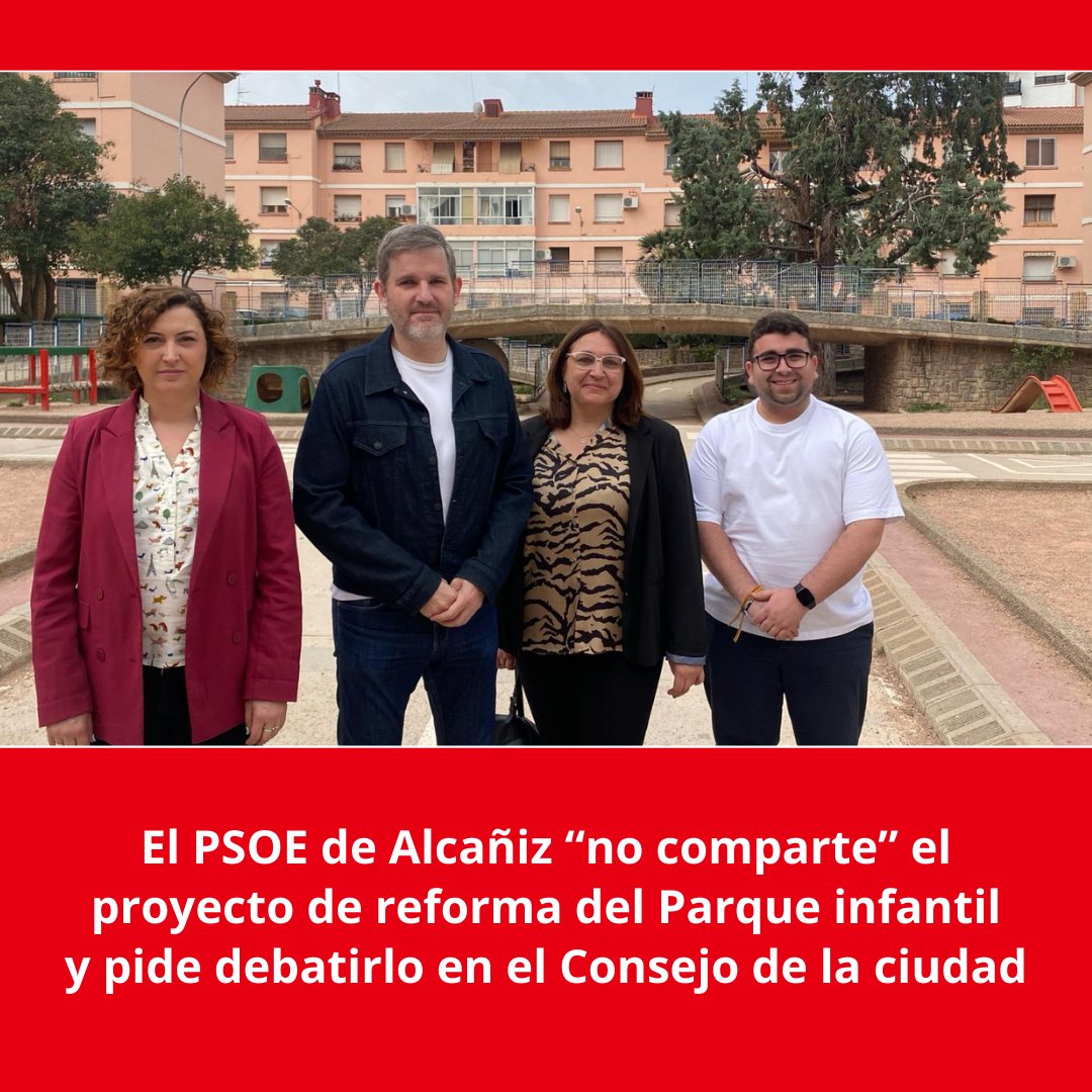 🔴 El grupo socialista en el @AytoAlcaniz denuncia falta de participación y transparencia en la aprobación y adjudicación del proyecto Se inició la legislatura pasada pero NO responde a los planteamientos del anterior equipo de gobierno ℹ️ lc.cx/7jBjMC