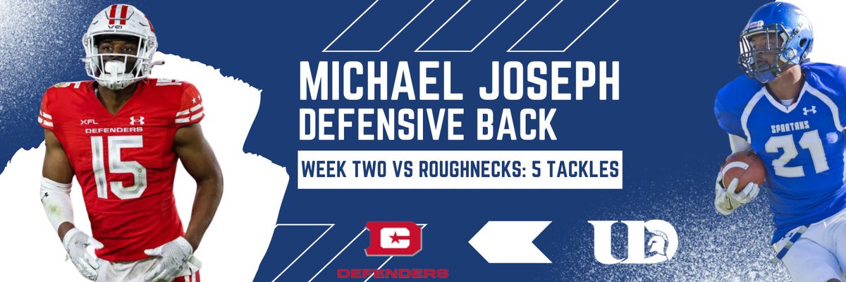 Another productive weekend for the former Dubuque Spartan (@_MichaelJoseph_ ) The Defenders are 10-0 when playing at Audi Field!!