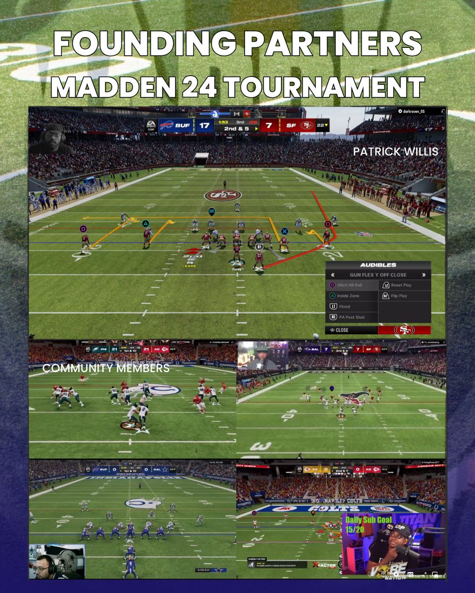 highlevelxperiences The @eamaddennfl tournament celebrating our founding partners was a huge success! @PatrickWillis52 even joined in the fun. Top prize walked away with $200 @ufancards. Stay tuned for more upcoming tournament announcements … we’re just getting started!…