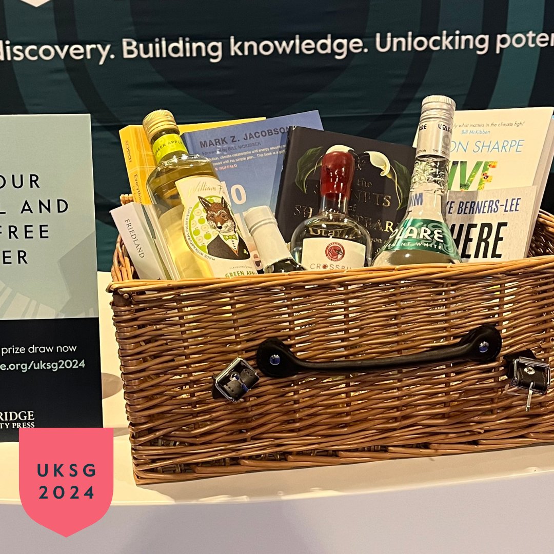 It's great to be back @UKSG! Visit us to enjoy a gin tasting or a delectable doughnut and enter our competition! 📅 On Wednesday, join our Global Commercial Director, Chris Bennett, as he discusses what's next for open research at Cambridge. #uksg2024 🔗 cup.org/4cCgHLB