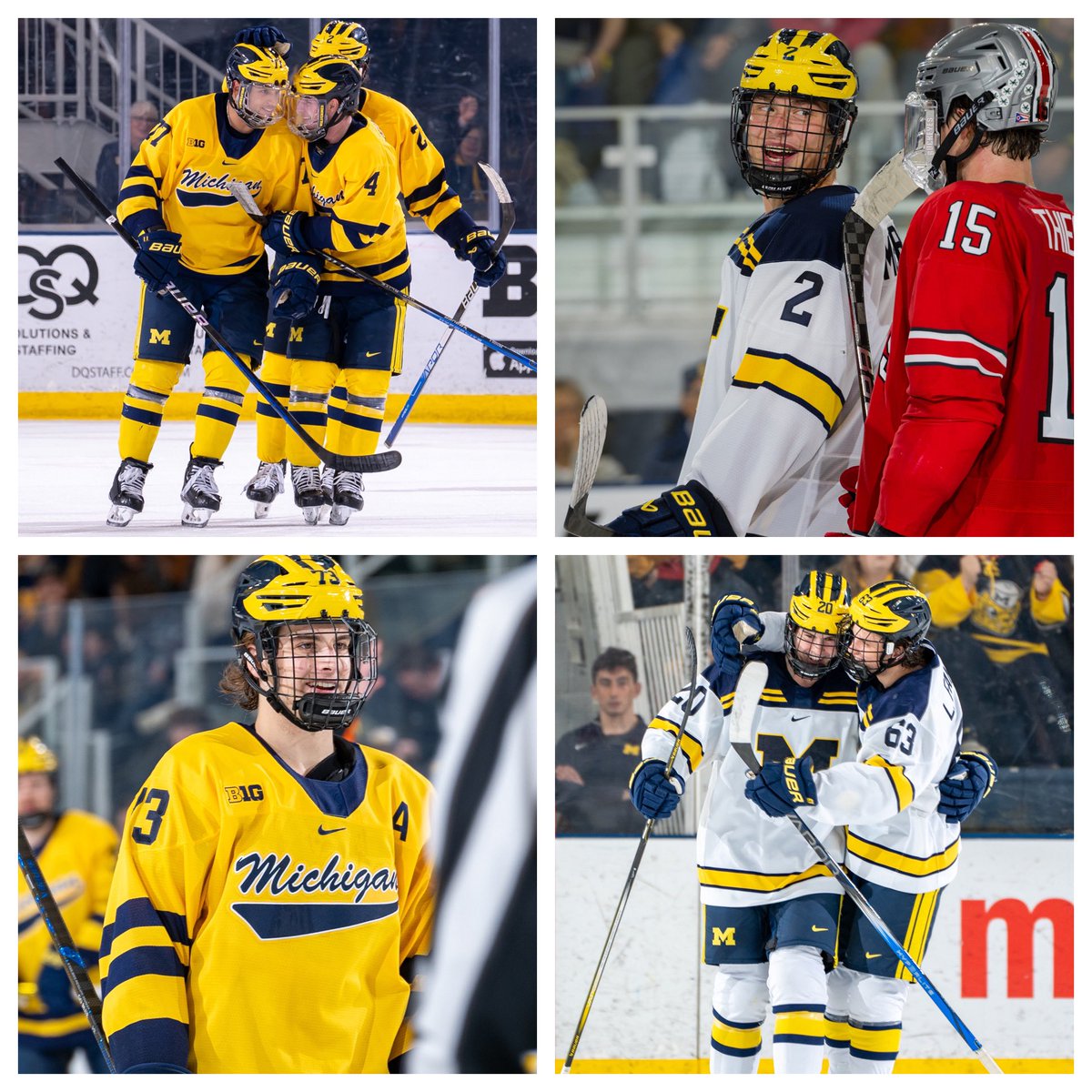 Smile if it’s April and your team is still playing hockey 😊

#GoBlue〽️